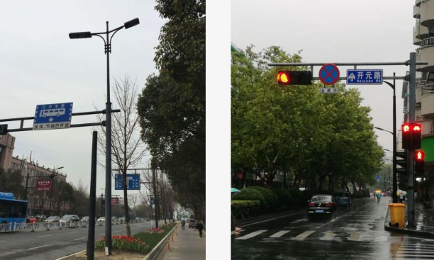 杭州道路交通信號共杆（gǎn）路燈